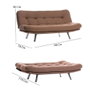 Atelier Del Sofa Misa Small Sofabed - Marrón claro